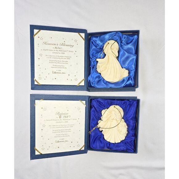Roman Millennium Angel Set – “Rejoice” & “Heaven’s Blessing” - Picture 1 of 8